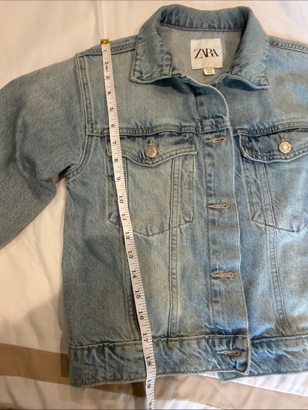 Zara Light Blue Denim Jean Jacket for Kids